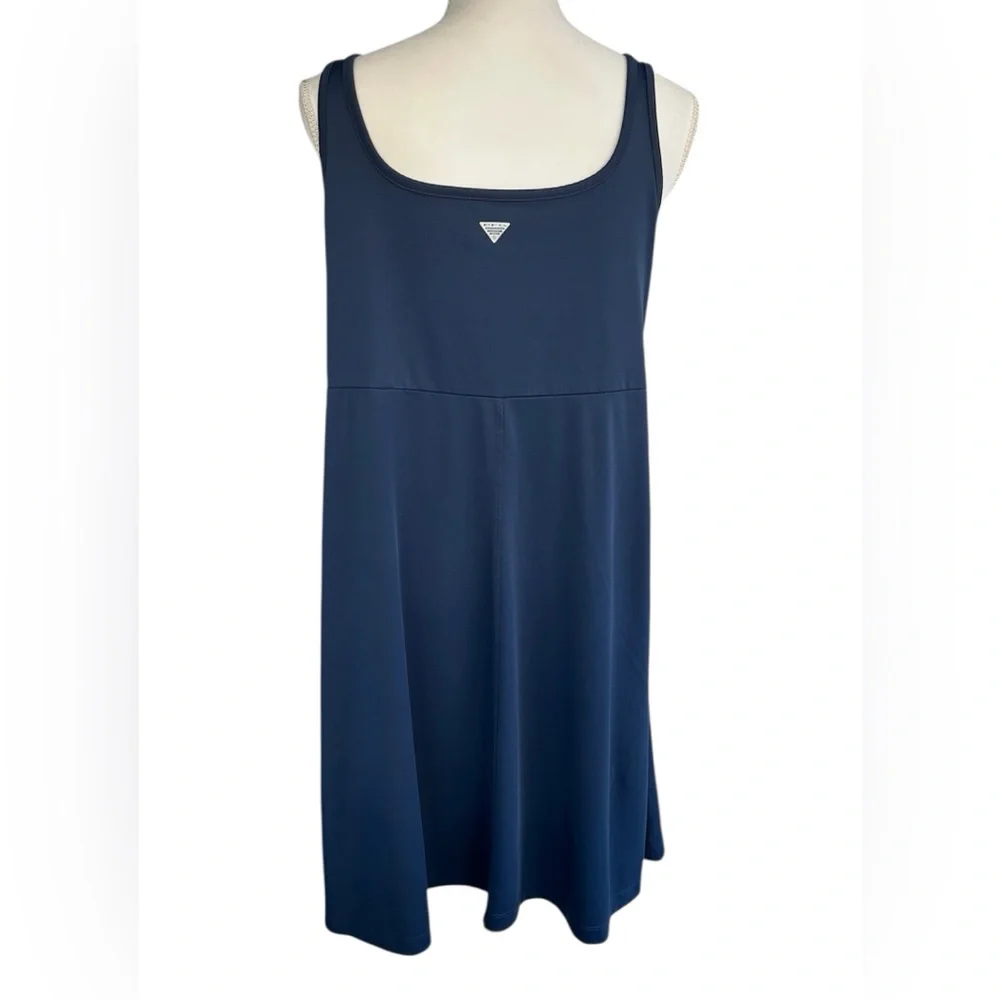 Columbia Sportswear Company Blue Sleeveless Mini Dress
